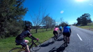 Me sort of keeping up with Rachael Cunningham