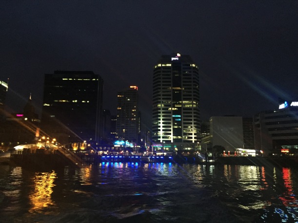 The ferry ride to the start line